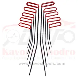میله پی دی ار 55 پارچه با 5 گردون طرح سوئدی کیف نارنجی ساخت ترکیه
