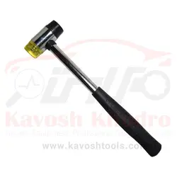 چکش دو سر پیچ دسته فلزی با روکش ضد لغزش