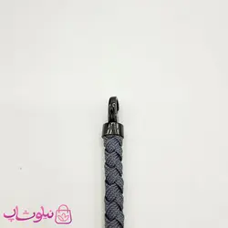 دستبند امگا کنفی طوسی با قفل مشکی مسترکپی