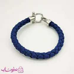 دستبند امگا برزنتی یا کنفی سرمه ای مسترکپی