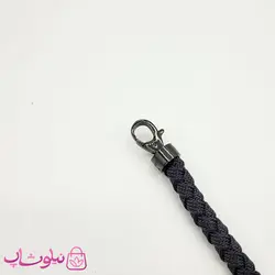 دستبند امگا کنفی مشکی با قفل مشکی مسترکپی