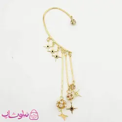 گوشواره دخترانه دور گوش آویزدار