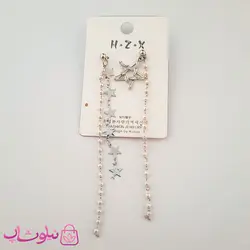 گوشواره زنانه فانتزی h.z.x طرح ستاره کد 775