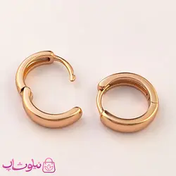 گوشواره زنانه حلقه ای ساده ژوپینگ کد 2200