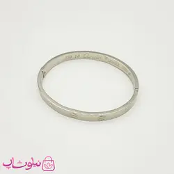 دستبند زنانه مدل کارتیه لاو نقره ای کد 999