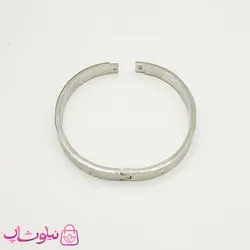 دستبند زنانه مدل کارتیه لاو نقره ای کد 999