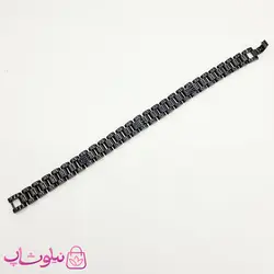 دستبند مردانه رولکس مشکی استیل کد 268