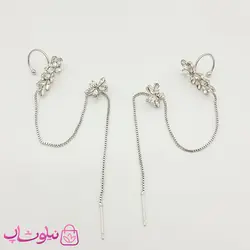 گوشواره دورگوش زنانه نگیندار (جفت)