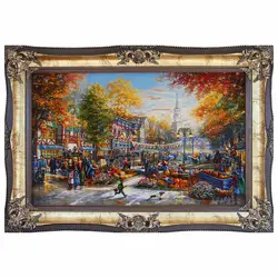 تابلو‌فرش دستباف فستیوال کدو تنبل