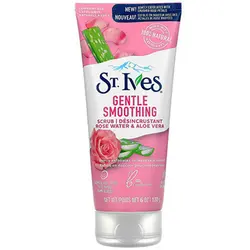 اسکراب ملایم تسکین دهنده گل رز و آلوئه ورا سینت ایوز 170میل-  St.Ives