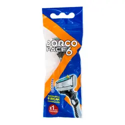 تیغ دورکو ۶ لبه مدل DORCO Pace6 بسته 1 عددی