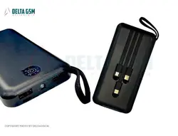 پاور بانک فلامینگو 10000 میلی آمپر 4 کابل