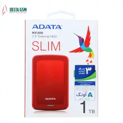 هارد اکسترنال 1 ترابایت مدل ADATA SLIM HV300 1TB