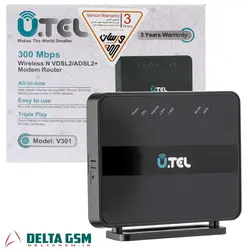 مودم روتر یو تل V 301 VDSL2/ADSL2 بی سیم U TEL