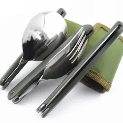 مشخصات، قیمت و خرید ست قاشق، چنگال و چاقوی کوهنوردی مدل camm - کیان سما