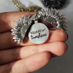 مشخصات، قیمت و خرید گردنبند زنانه گل افتابگردان مدل Sunshine - کیان سما