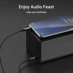 مشخصات، قیمت و خرید کابل AUX تپک مدل L20 طول 1 متر - کیان سما