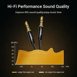 مشخصات، قیمت و خرید کابل AUX تپک مدل L20 طول 1 متر - کیان سما