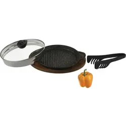 مشخصات، قیمت و خرید تابه گریل نالینو مدل Padela سایز 26 درب دار - کیان سما