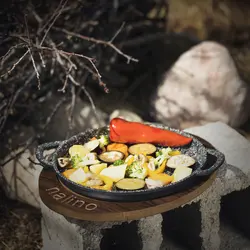 مشخصات، قیمت و خرید تابه گریل نالینو مدل Padela سایز 26 درب دار - کیان سما