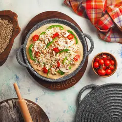 مشخصات، قیمت و خرید تابه گریل نالینو مدل Padela سایز 26 درب دار - کیان سما