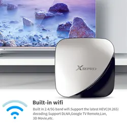 مشخصات، قیمت و خرید اندروید باکس X88 Pro مدل 4G/32G - کیان سما