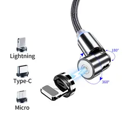 مشخصات، قیمت و خرید کابل تبدیل USB به MicroUSB USB-C لایتنینگ مدل 540 طول 2 متر - کیان سما