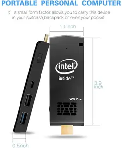 مشخصات، قیمت و خرید کامپیوتر کوچک اینتل مدل  W5 Pro Mini PC Z8350 - کیان سما