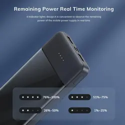 مشخصات، قیمت و خرید پاور بانک Topk مدل 1014 ظرفیت 10000 میلی آمپر ساعت - کیان سما