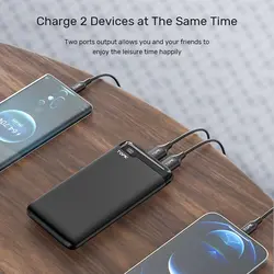 مشخصات، قیمت و خرید پاور بانک Topk مدل 1013 ظرفیت 10000 میلی آمپر ساعت - کیان سما