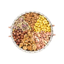 مشخصات، قیمت و خرید آجیل شش مغز بادام هندی زعفرانی ، مغز پسته ، بادام زمینی ، مغز بادام شور ، مغز گردو ، مغز فندق - کیان سما