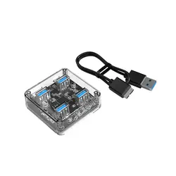 مشخصات، قیمت و خرید هاب USB 3.0 چهار پورت اوریکو مدل Orico MH4U-U3 - کیان سما
