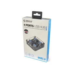 مشخصات، قیمت و خرید هاب USB 3.0 چهار پورت اوریکو مدل Orico MH4U-U3 - کیان سما