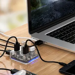 مشخصات، قیمت و خرید هاب USB 3.0 چهار پورت اوریکو مدل Orico MH4U-U3 - کیان سما