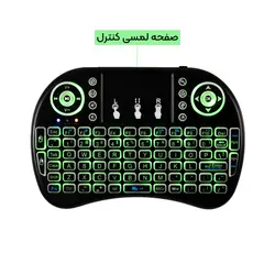 مشخصات، قیمت و خرید اندروید باکس تانیکس مدل 4G/32G به همراه مینی کیبورد بی سیم مدل i8 backlight - کیان سما