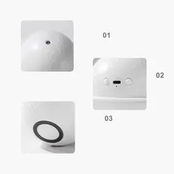 مشخصات، قیمت و خرید دستگاه بخور و رطوبت ساز سرد مدل Moon Planet Humidifier - کیان سما