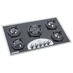 اجاق گاز صفحه ای آستیاک مدل G527 شیشه مشکی