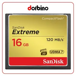 کارت حافظه SanDisk CF Extreme 16GB /120 (MB/s)/800X