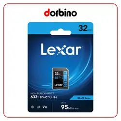 کارت حافظه Lexar 32GB Professional 633x UHS-I SDHC Memory Card