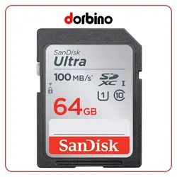 کارت حافظه SanDisk 64GB Ultra SDHC UHS-I 100MB/s Memory Card