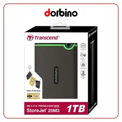 هارد اکسترنال یک ترابایت Transcend StoreJet 25M3 1TB External Hard