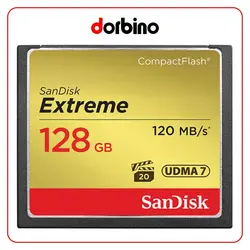 کارت حافظه SanDisk CF Extreme 128GB /120 (MB/s)/800X