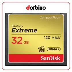 کارت حافظه Sandisk CF Extreme 32GB / 120 (MB/s) – 800X