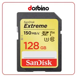 کارت حافظه SanDisk 128GB Extreme SDXC UHS-I 150MB/S
