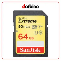 کارت حافظه SanDisk Extreme SDXC 64GB 90 MB/S 600X