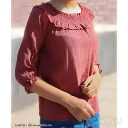 بلوز دخترانه عنابی