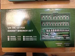 جعبه بکس 46 پارچه هواگیری حرفه ای درایو 1/4 هنس HANS مدل 2646MB