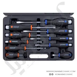 ست پیچ گوشتی ضربه خور هزبرن مدل 1249010H