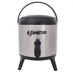 کلمن جانستون۶ لیتری استیل مشکی