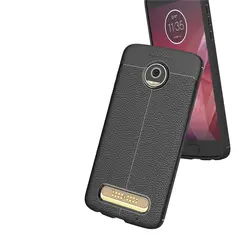 کاور طرح چرم موتورولا موتو زد ۲ پلی / Motorola Moto Z2 Play